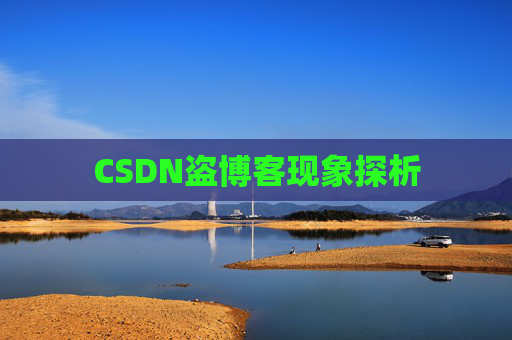 CSDN盗博客现象探析 CSDN盗博客现象探析
